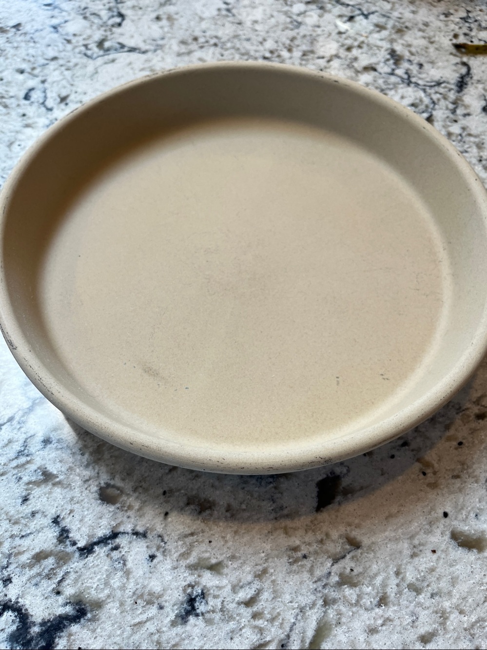 Pampered Chef 11" Round Deep Dish Baker Family Heritage Stoneware